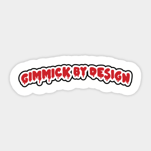 Gimmick By Design Logo Garbage Pail Variant Sticker